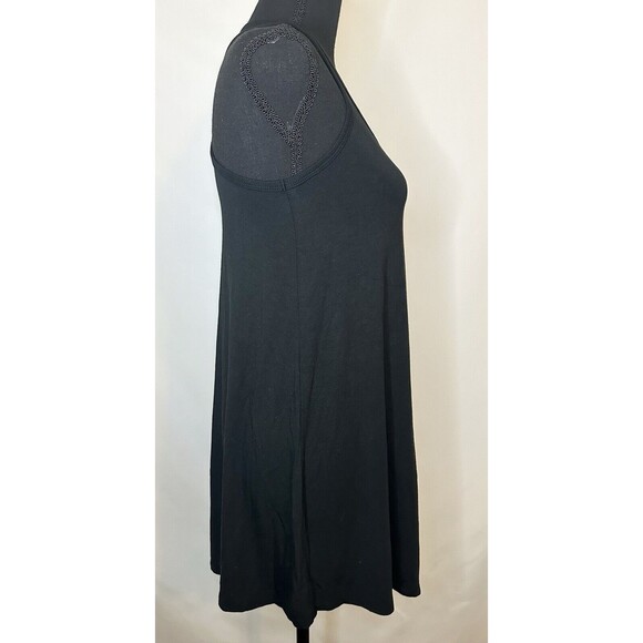 AERIE Black Racerback Swing Flowy Black Thin Dress XXS NWT - Picture 4 of 8